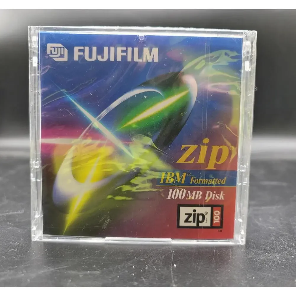 Zip Disk FujiFilm IBM Formatted 100 MB ATOMM Technology